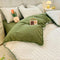 Striped Two-Tone Polyester Comfort Duvet Cover Bed Sheet Set