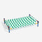 Lit pour chien surélevé en aluminium de style imprimé d'été vibrant - Summer Paradise