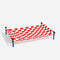 Lit pour chien surélevé en aluminium de style imprimé d'été vibrant - Summer Paradise