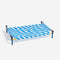 Lit pour chien surélevé en aluminium de style imprimé d'été vibrant - Summer Paradise