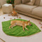 Tapis pour chien lavable en forme de feuille en peluche - Le collecteur de feuilles