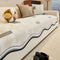 Vintage Chenille Irregular Patchwork Couch Cover