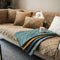 Vintage Dark Quilted Velvet Scratch-resistant Couch Cover