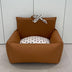 Vintage Floral Faux Leather Waterproof Anti-Scratch Puppy Dog Bed