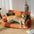 Cama de tela chenille de estilo vintage