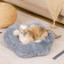 Punto de patada de cama de gato sin deslizamiento y esponjoso lavable