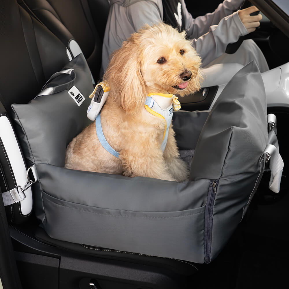 Dog Car Seat Bed - First Class Travel Bundle