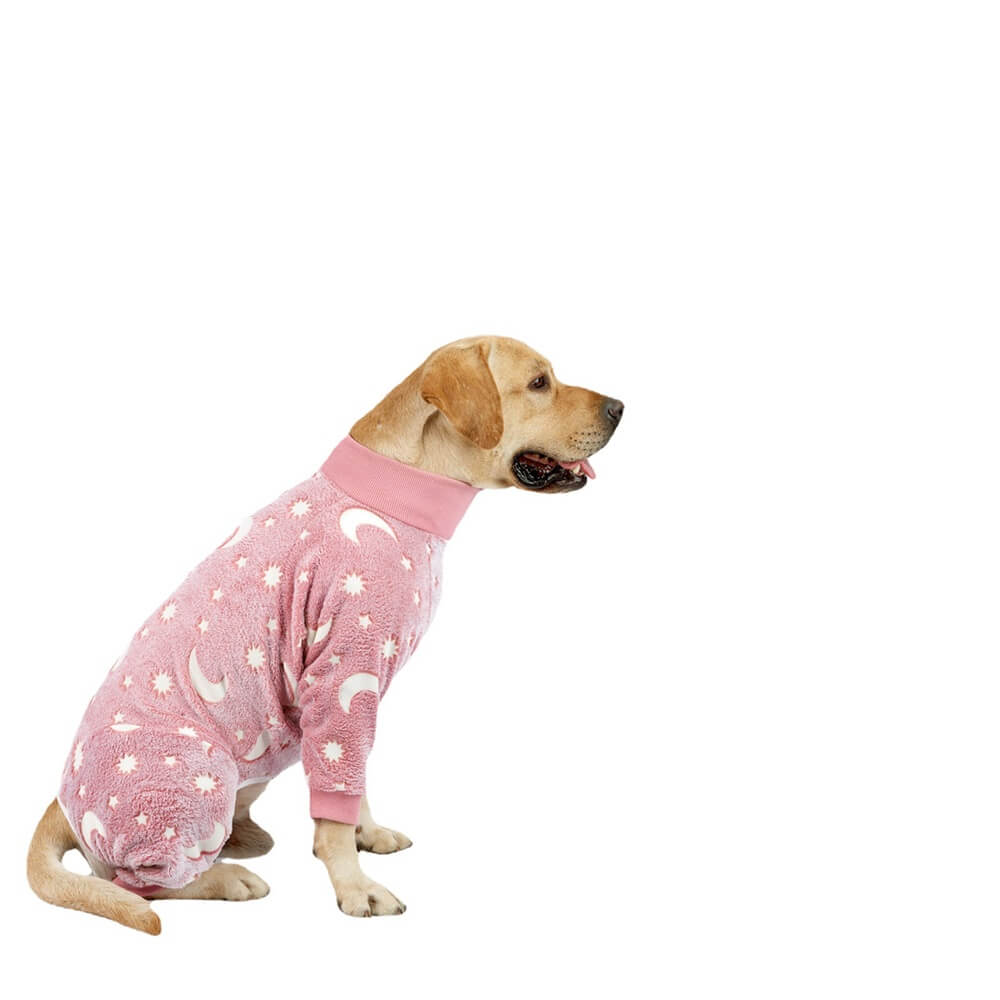 Soft and Cozy Moon & Stars Dog Pajamas - Perfect for Year-Round Comfort