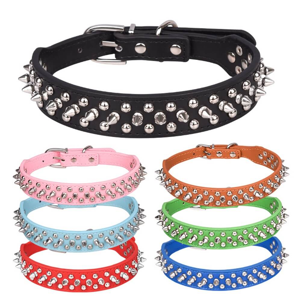 Studded Pet Cool Multicolor Collars