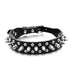 Collares multicolor de mascotas con tachuelas