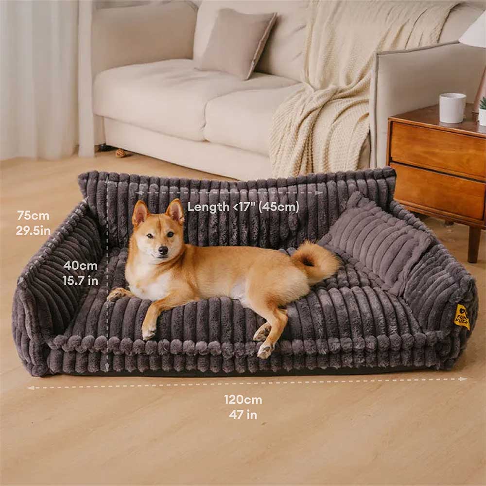 Grand oreiller orthopédique doux et lavable pour chien, canapé-lit, Snoozy Dream