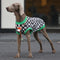 Gilet de refroidissement pour chien en maille respirante en damier de style chic