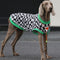 Gilet de refroidissement pour chien en maille respirante en damier de style chic