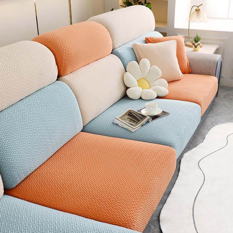 Colourful Fleece Sofa Cover Furniture Protector Couch Cover