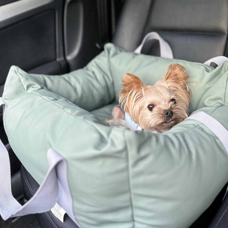 Asiento de seguridad para perros compacto y resistente al agua para viajes