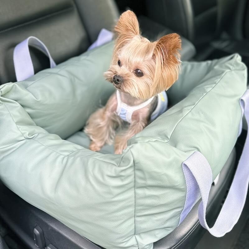 Asiento de seguridad para perros compacto y resistente al agua para viajes