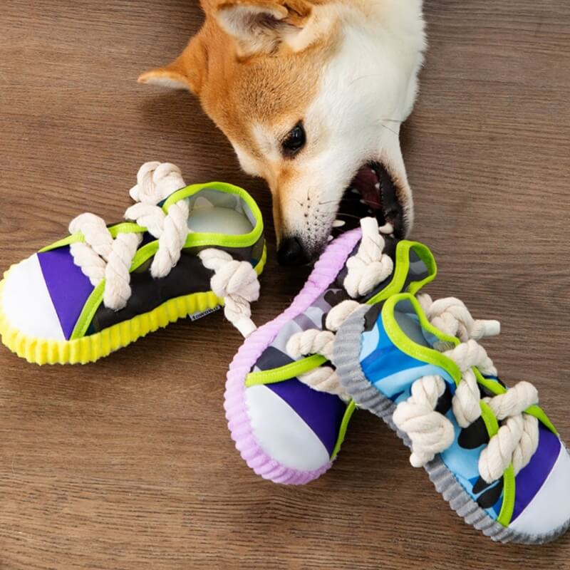 Baumwollseil-Pantoffel-Spielzeug, Hunde-Beißspielzeug