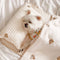Juego de cama acogedora de colcha de almohada de algodón de algodón bordado
