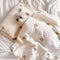 Juego de cama acogedora de colcha de almohada de algodón de algodón bordado