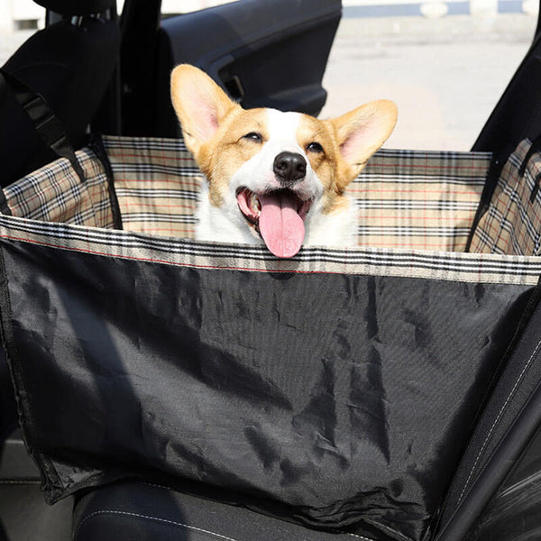 Coperchio di sedile auto impermeabile per cani impermeabile.