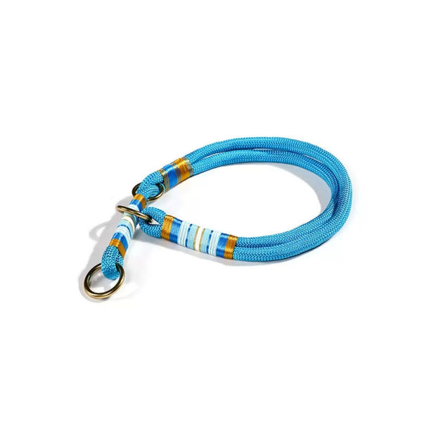 Cuerda trenzada con mano sin tirón accesorios para perros frescos collar de entrenamiento