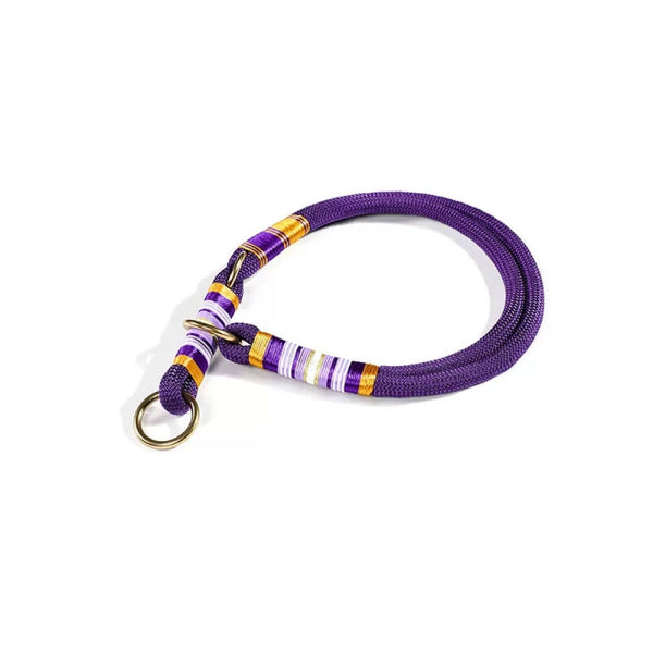 Cuerda trenzada con mano sin tirón accesorios para perros frescos collar de entrenamiento