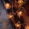 Luces LED de navidad renos y copos de nieve USB luces de cuerda USB