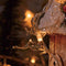 Luces LED de navidad renos y copos de nieve USB luces de cuerda USB
