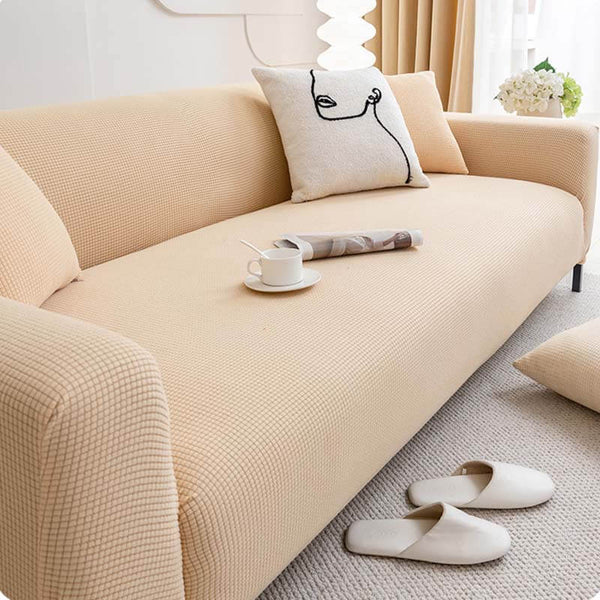 Cubierta de sofá protector de muebles de lana suave de lana completa