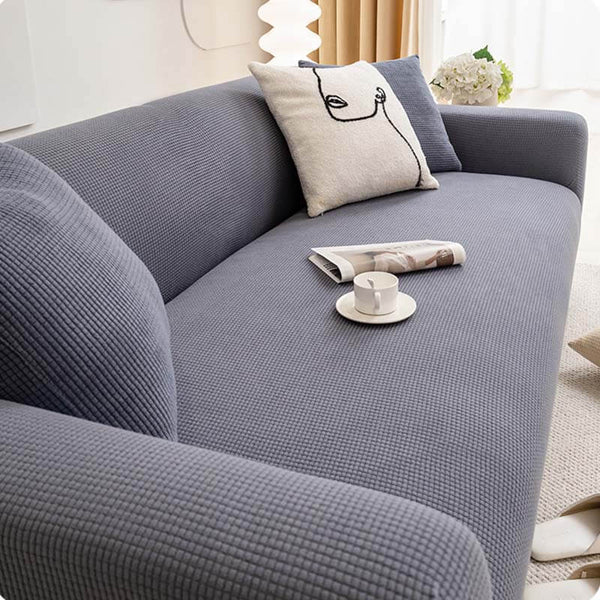 Cubierta de sofá protector de muebles de lana suave de lana completa
