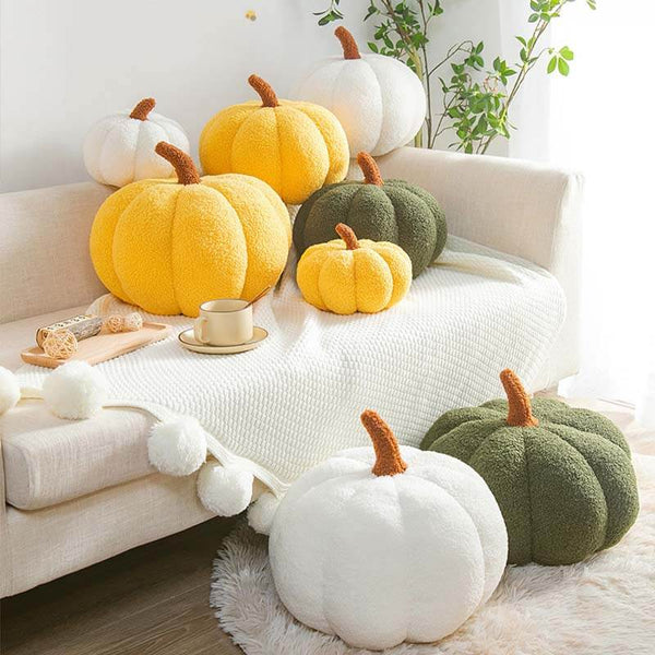 Almohada de sofá de almohada de calabaza de teddy