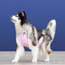 Cubierta de perrito de babero de mascotas a cuadros impermeables