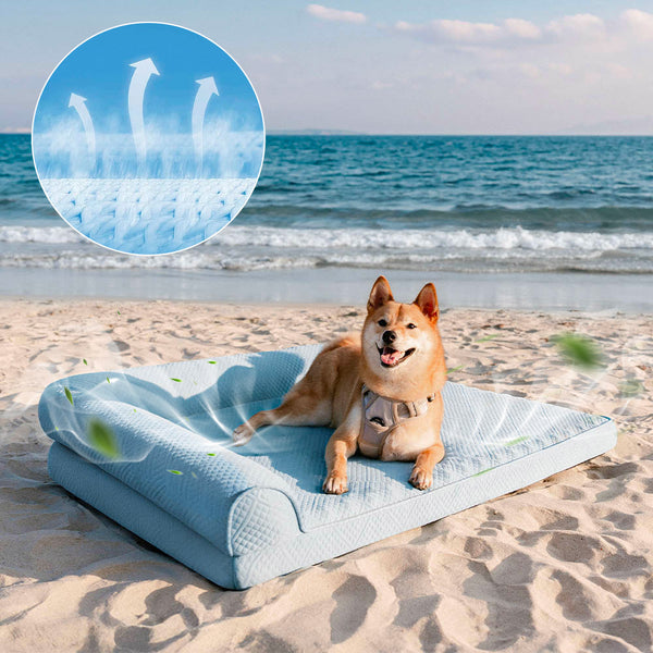 Grande raffreddamento che traspirante non slip ortopedico letto per cani