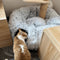 2 en 1 cama de túnel de gato redonda de gato suave y interior plegable