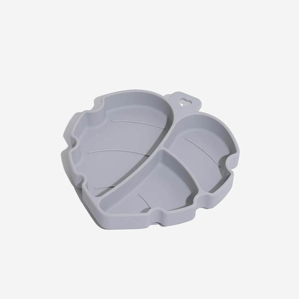 Tazón de mascota de taza de succión - hoja